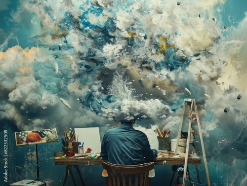 Surreal of Identity and Self Creation photo