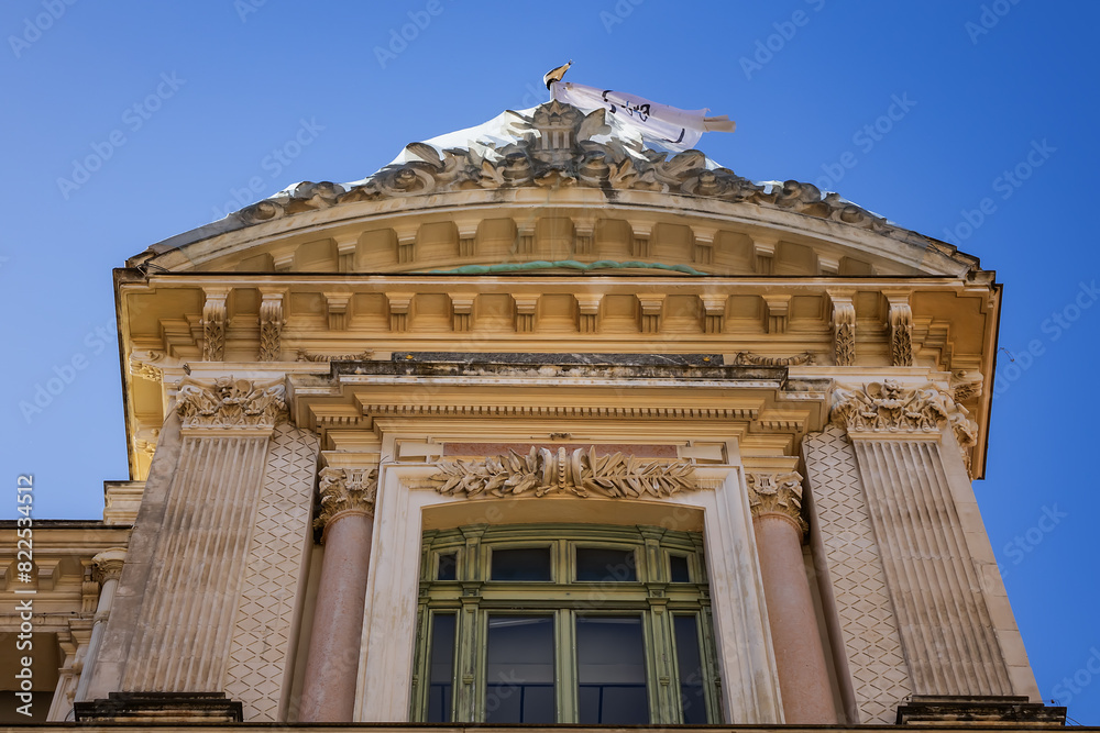 Obraz premium Opera de Nice (Nice Opera House). The current opera house was built in 1882 and inaugurated under the name of Municipal Theater. Nice, French Riviera, France.