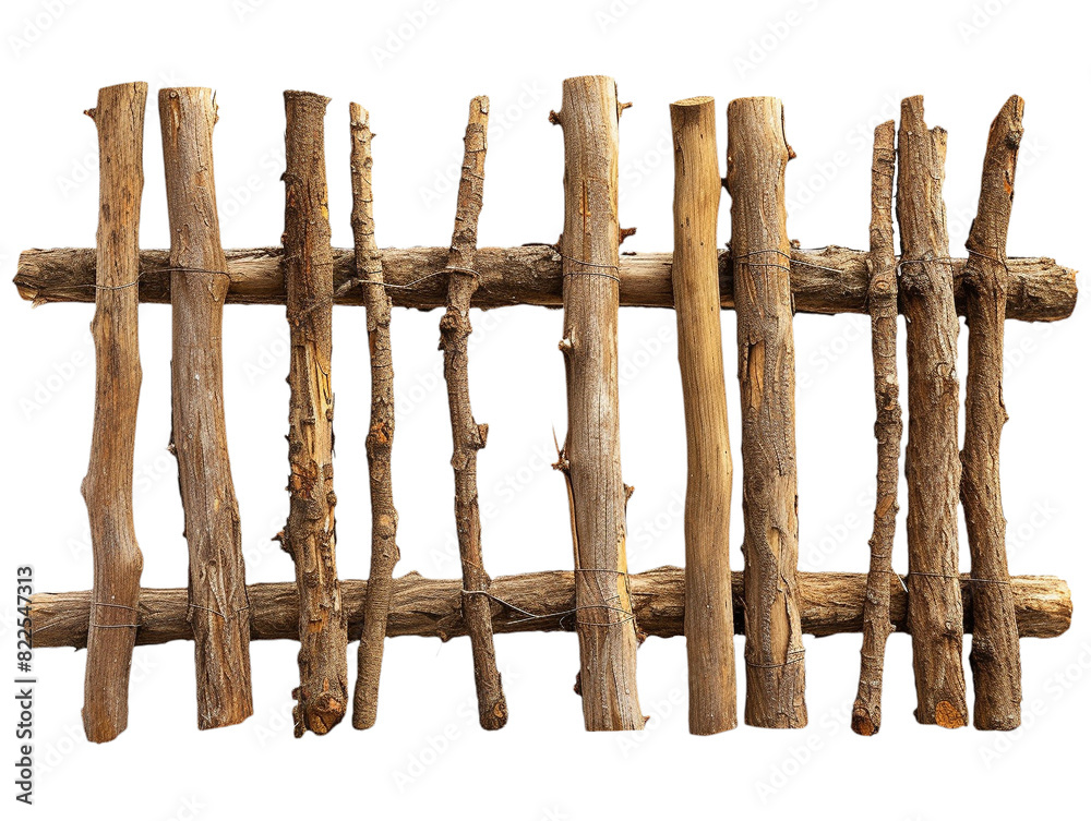 Obraz premium Old wooden fence