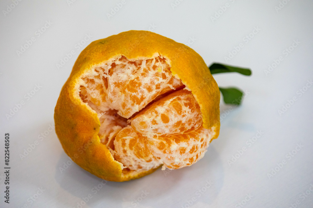 polcan tangerine isolated in selective focus polcan tangerine isolated in selective focus