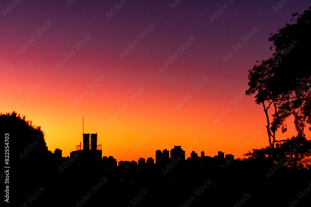 Skyline de São Paulo prédios e construção