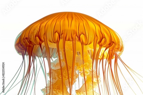 Jellyfish isolated on a white background