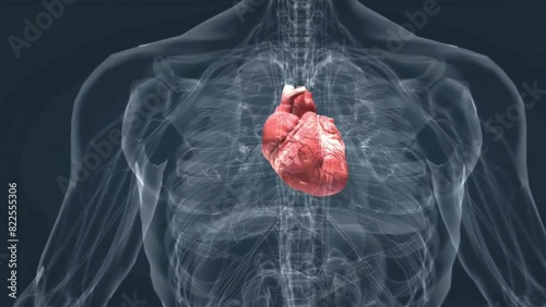 Heart attack 3d animation