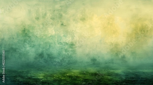 Blurred blurry background with textured grainy gradient background blue green grunge noise texture