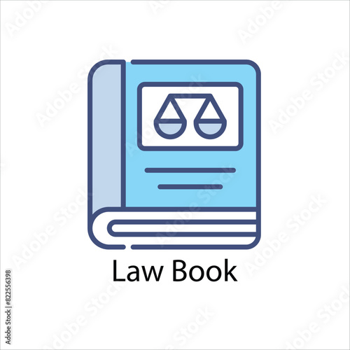 Law Book vector icon