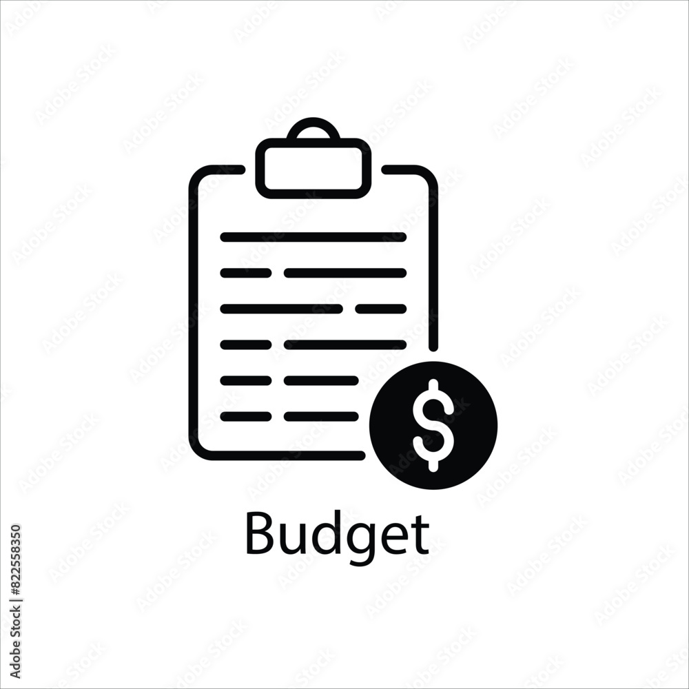 Budget vector icon Budget vector icon