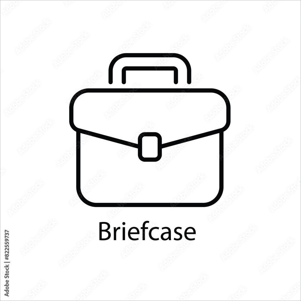 Briefcase vector icon Briefcase vector icon