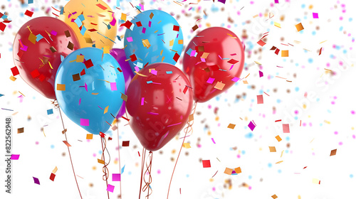 Congratulation with Balloons