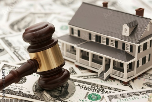 Foreclosure auctions, real estate concept  photo