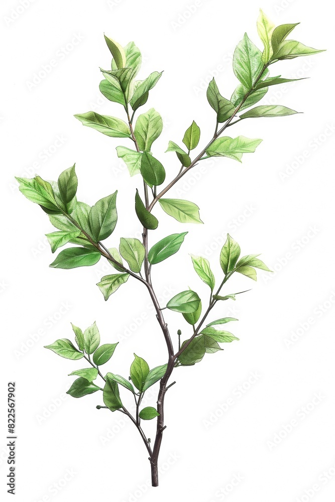 Leaves on white Background Leaves on white Background