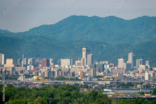 モエレ山より撮影した風景（北海道札幌市東区）
