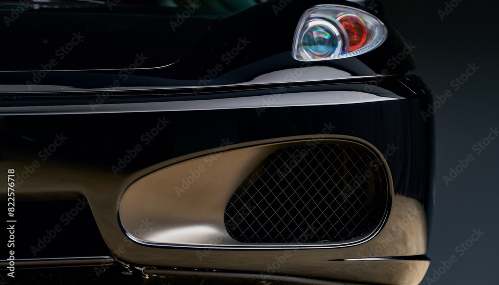 Fototapeta premium Headlight on a car