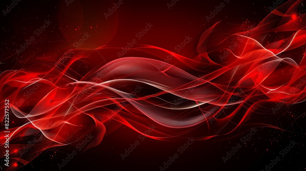 Obraz premium a red and white swirl