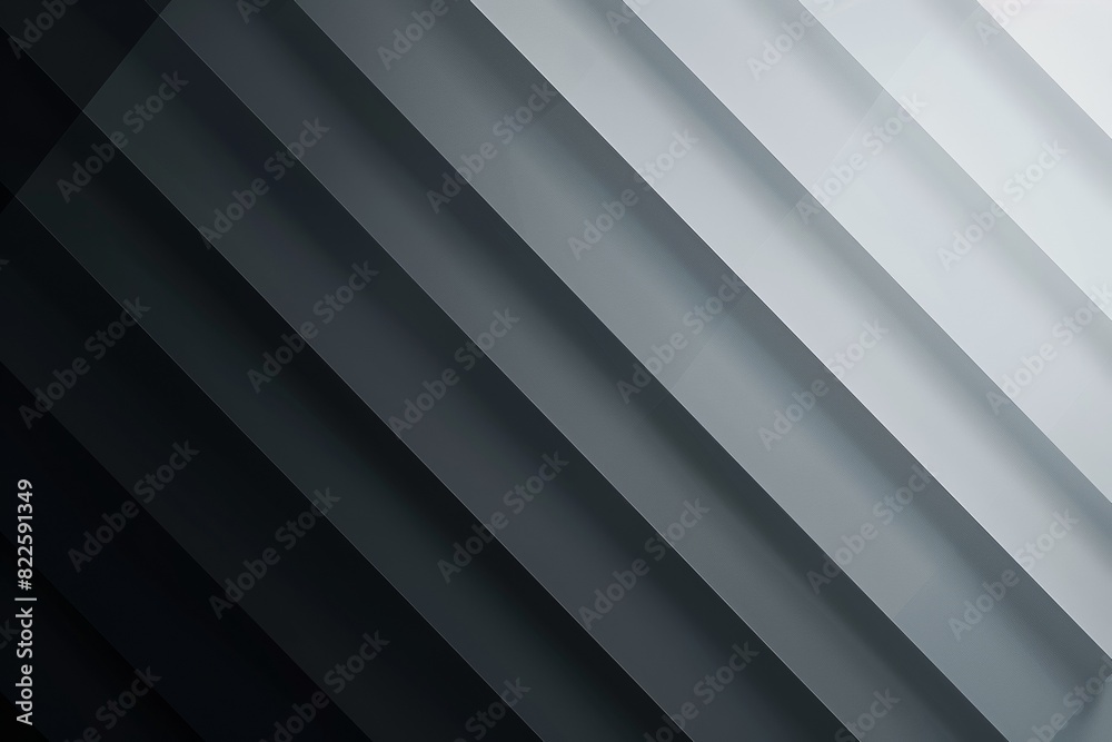 Obraz premium Black and white gradient background with diagonal stripes