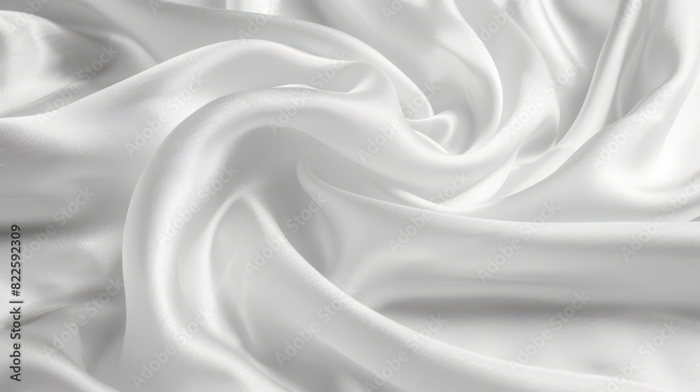 Obraz premium A close-up of a white fabric with a soft texture