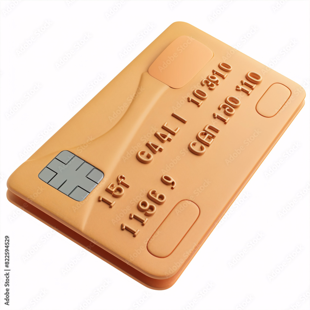 A credit card with the words A credit card with the words