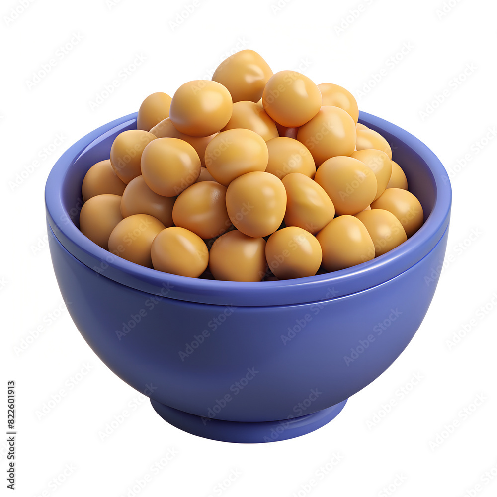3D Vegetables and Health Food Illustration on white background 3D Vegetables and Health Food Illustration on white background