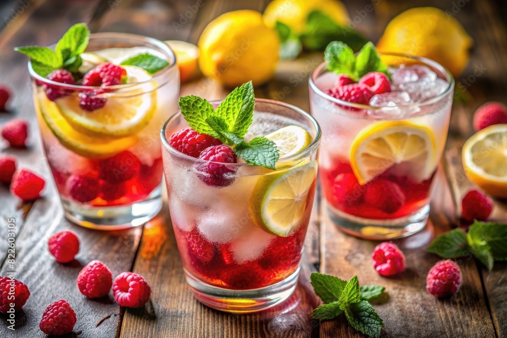 Refreshing Berry and Citrus Cocktails with Mint Refreshing Berry and Citrus Cocktails with Mint