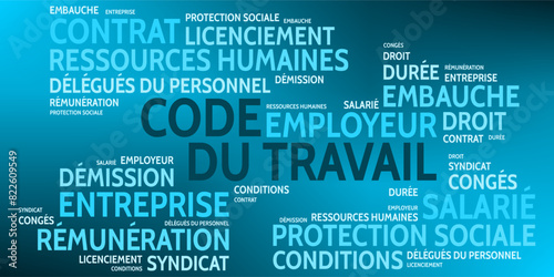Nuage de Mots Code du Travail v9