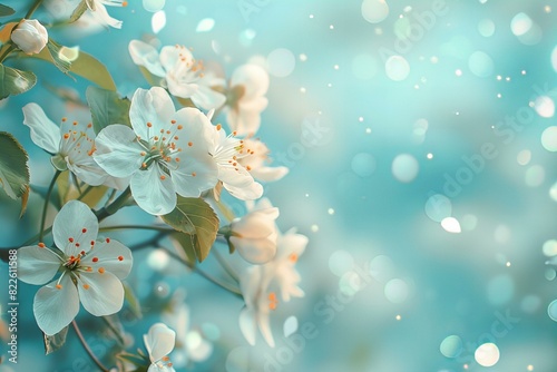 White Flowers Blossoming on Tree