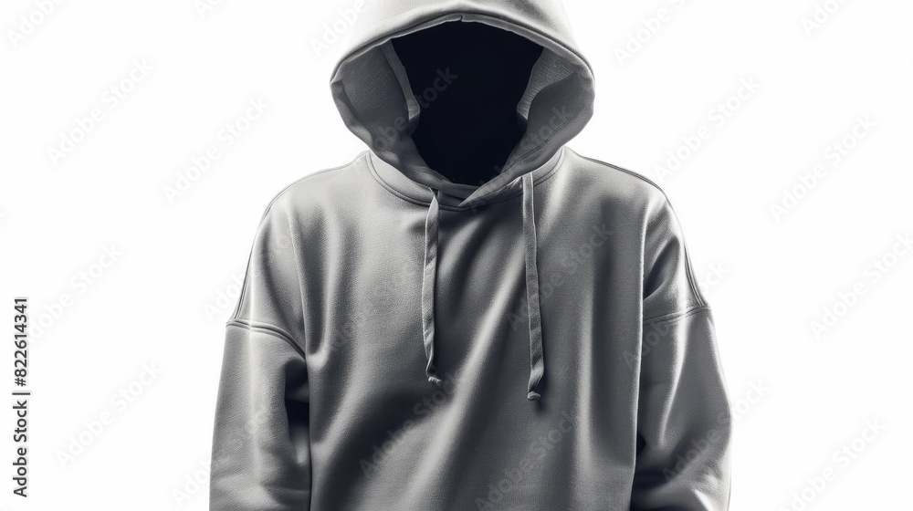 blank grey hoodie mockup template with clipping path isolated on white background blank grey hoodie mockup template with clipping path isolated on white background
