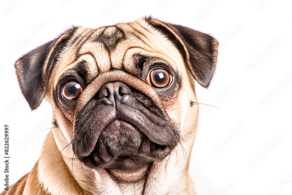 mops in studio setting against white backdrop, showcasing their playful and charming personalities in professional photoshoot. mops in studio setting against white backdrop, showcasing their playful and charming personalities in professional photoshoot.