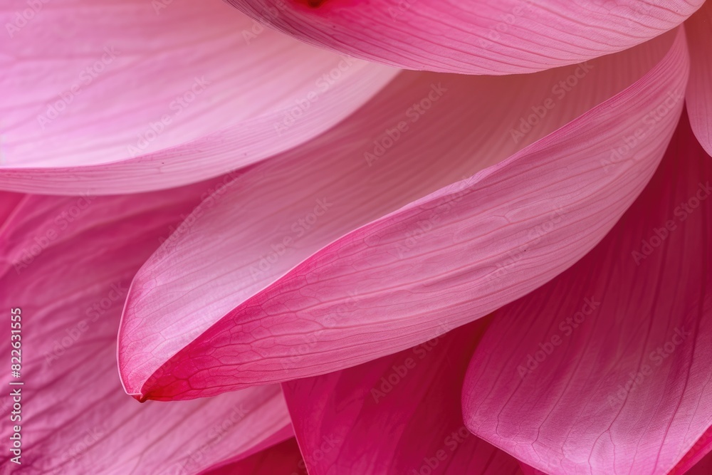 Petal Texture. Pink Lotus Close-Up. Beautiful Macro Shot of Lily Blossom Petal Texture. Pink Lotus Close-Up. Beautiful Macro Shot of Lily Blossom
