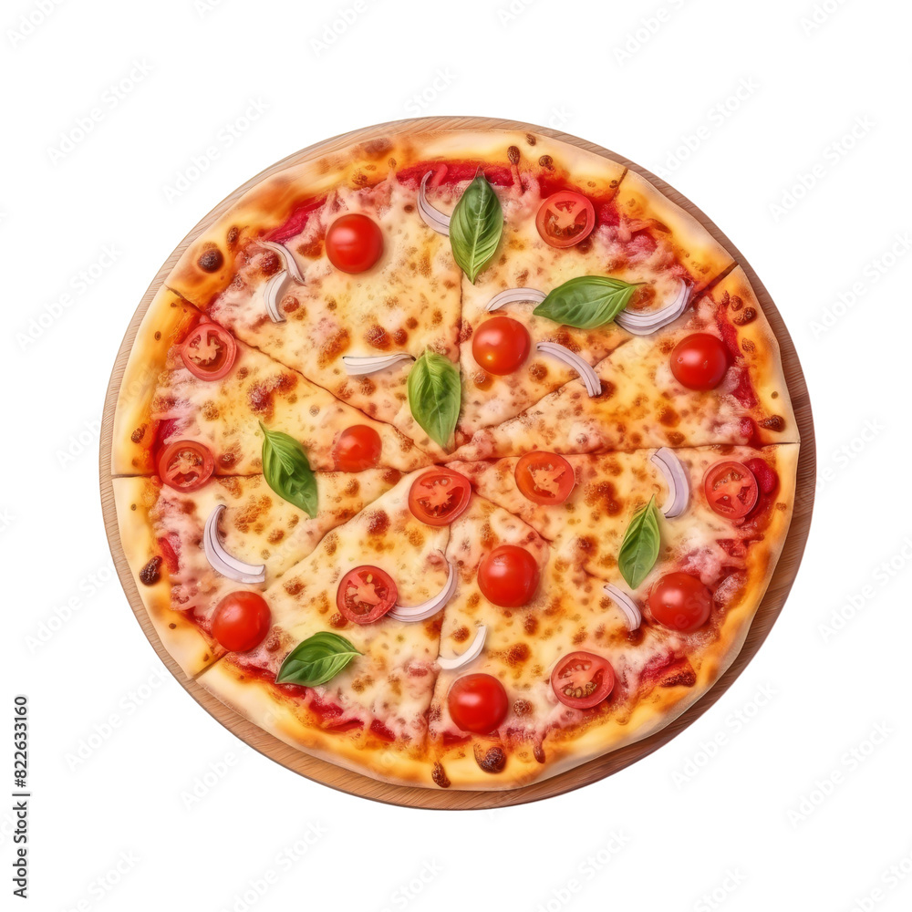 Pizza Isolated on transparent background, png, cut out. Pizza Isolated on transparent background, png, cut out.