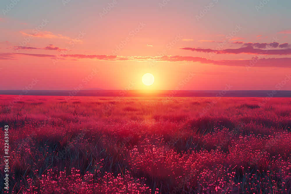 Vibrant Adventure: Sunrise and Sunset Vibrant Adventure: Sunrise and Sunset