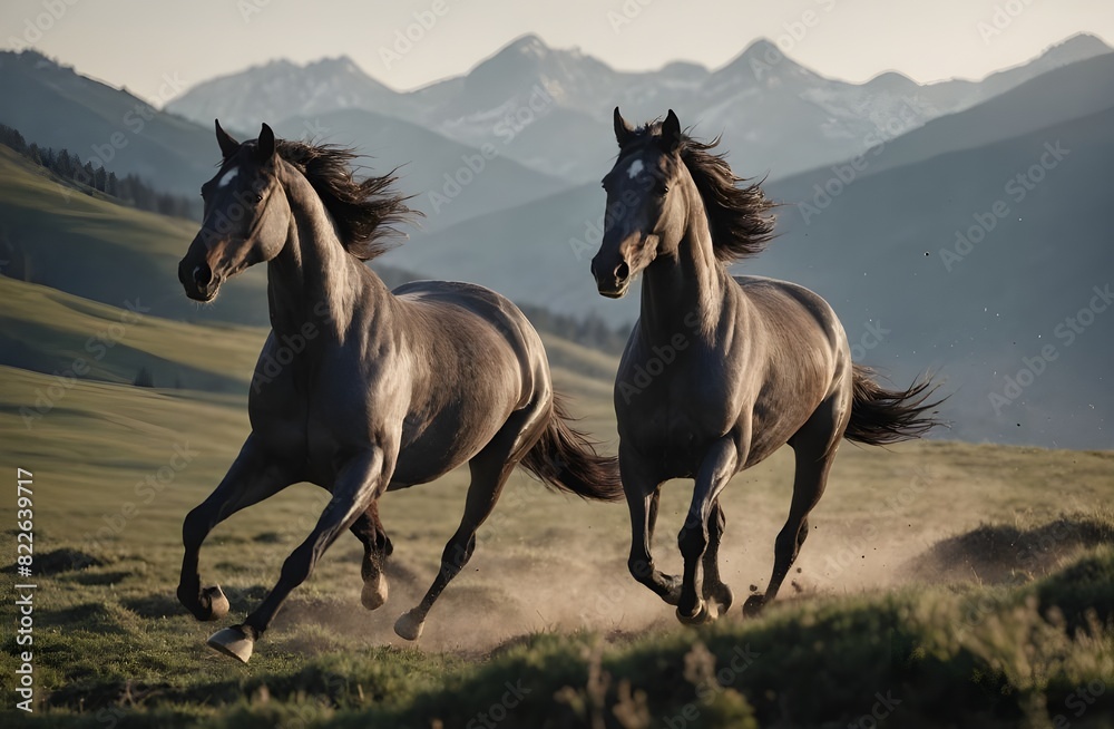 Fototapeta premium horse in the meadow
