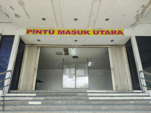 entrance area of ​​hi-tech mall. surabaya, indonesia - 13 may 2024