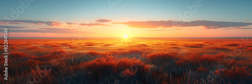 Vibrant Sunset National Park photo