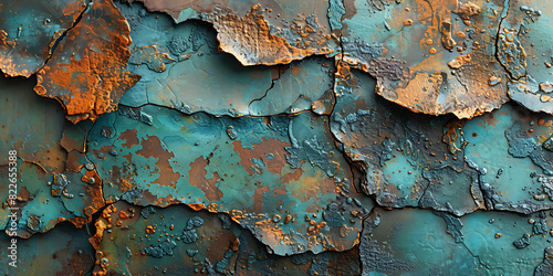 Soft Felt Image: Turquoise, Mint, Relief Texture, Old Surface photo