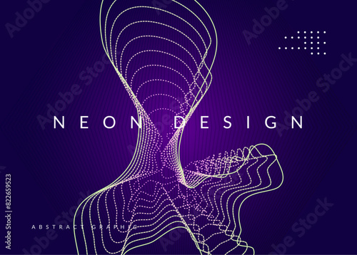 Dance Background. Pink Dj Set. Concert Invite. Violet Sound Magazine. Music Trance Template. Party Event. Soundwave Audio Illustration. Blue Dance Background