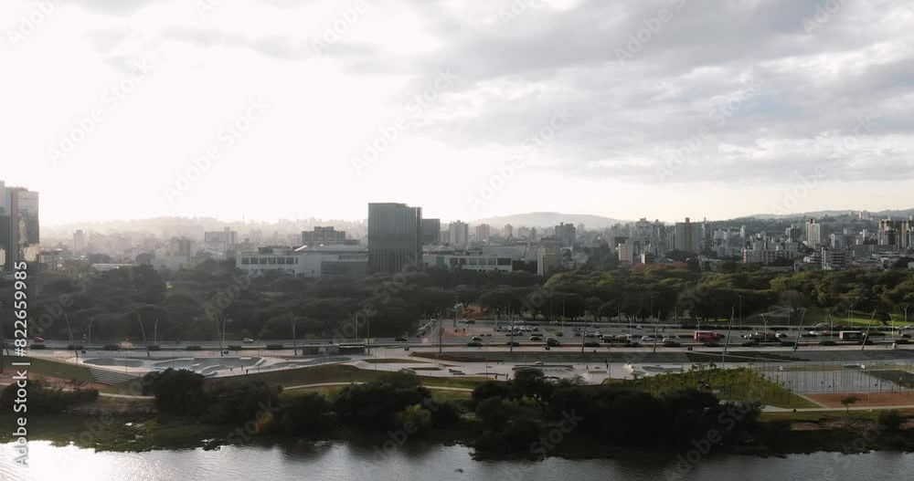 Lago Guaíba Porto Alegre Brasil Lago Guaíba Porto Alegre Brasil