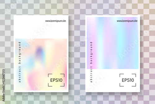 Minimal Texture. 1980 Poster. Graphic Concept. Iridescent Pattern. Blue Abstract Paper. Colorful Retro Template. Crystal Vector. Purple Minimal Texture