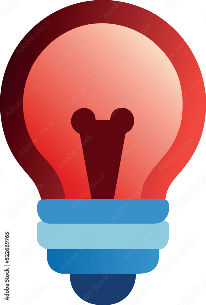 light bulb-themed stickers, icon light bulb-themed stickers, icon