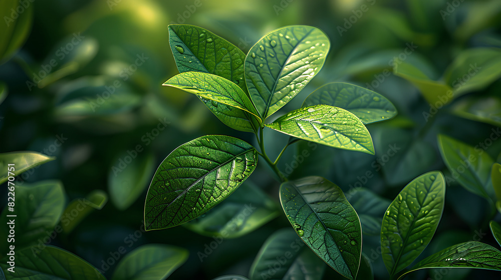 Ultra realistic green plant, for planet earth day and environmental care Ultra realistic green plant, for planet earth day and environmental care