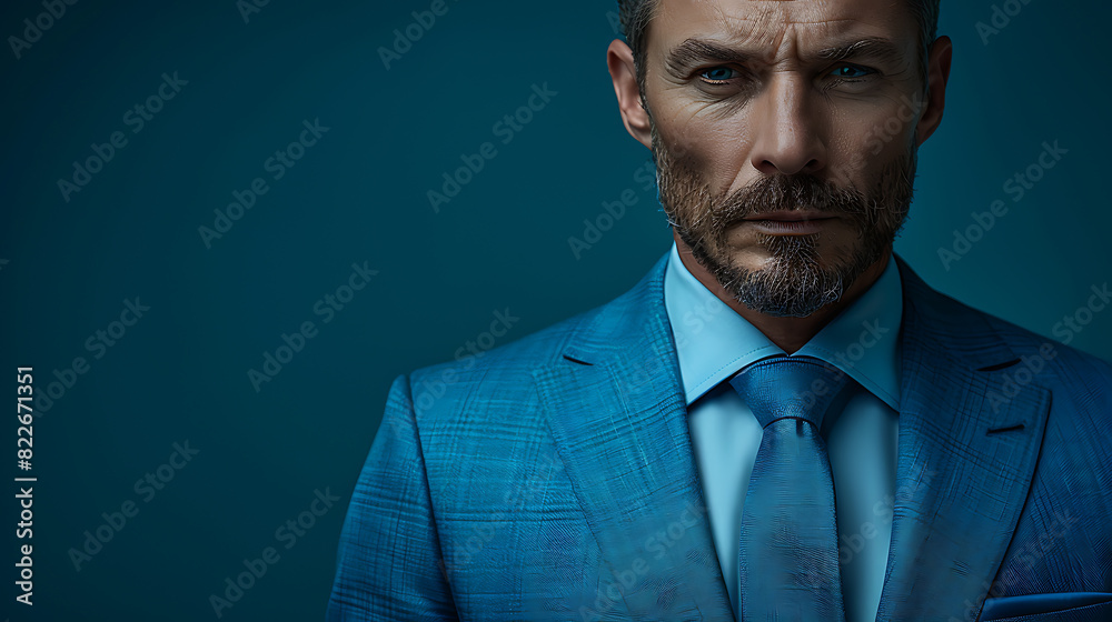 Business Attorney Stock Photo - Serene Blue Background Business Attorney Stock Photo - Serene Blue Background