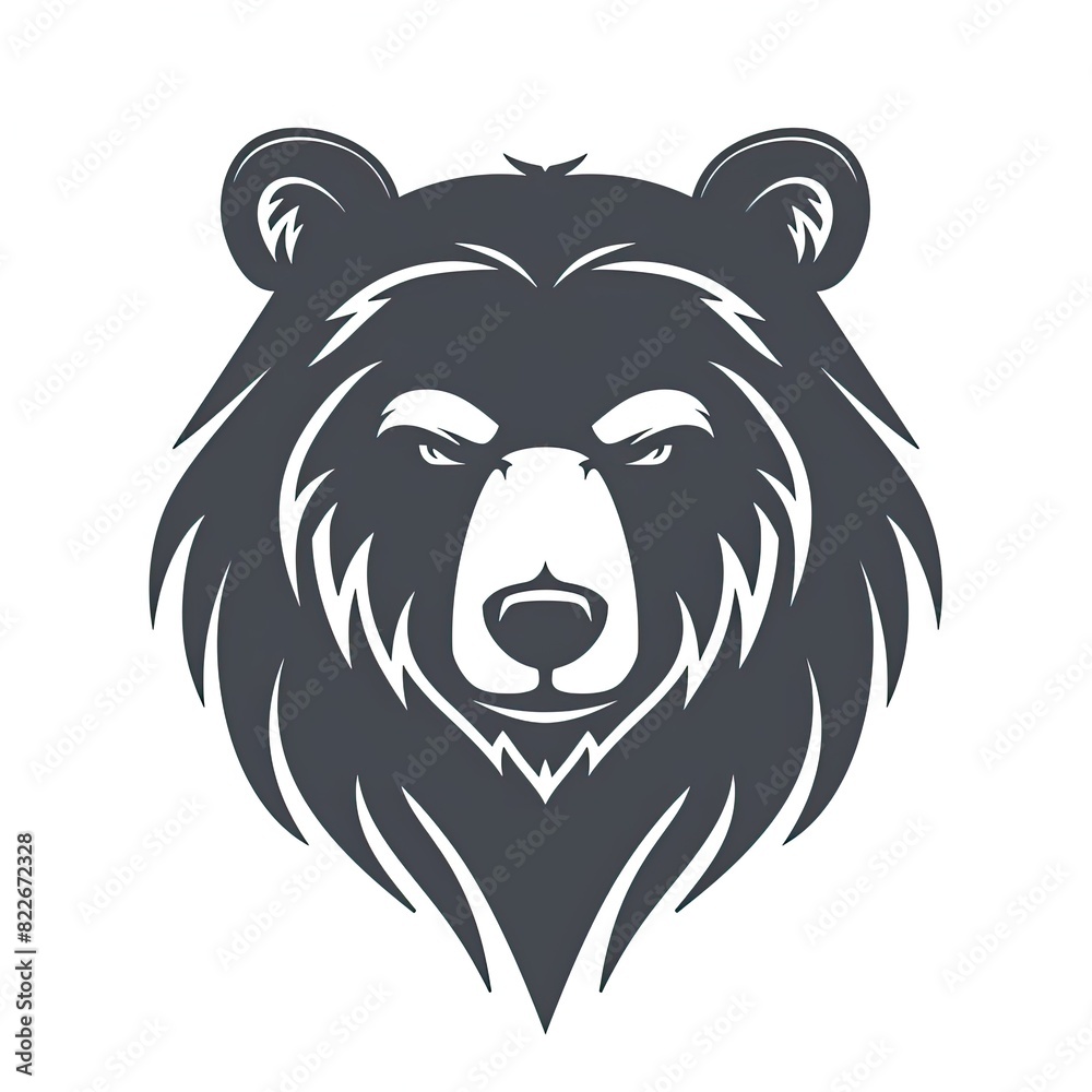 Bear Animal Logo, Sports Team Mascot Design, Grizzly Business Company Branding, Exciting Brand Label Concept, Marketing Emblem, School University College Motif Bear Animal Logo, Sports Team Mascot Design, Grizzly Business Company Branding, Exciting Brand Label Concept, Marketing Emblem, School University College Motif