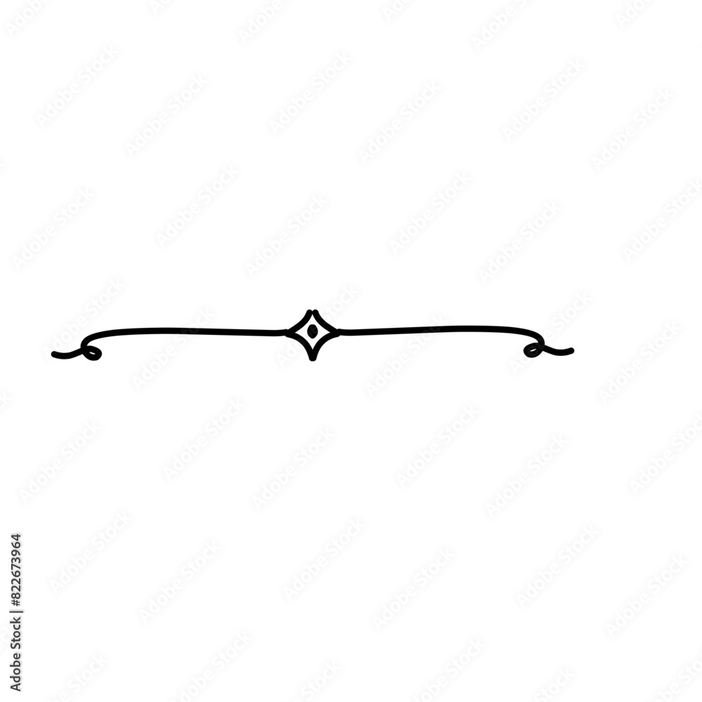 hand drawn text divider