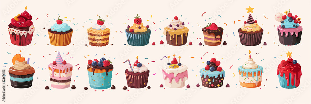 Cupcakes With Candles Cupcakes With Candles