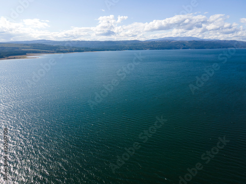 Aerial view of Iskar Reservoir  Bulgaria