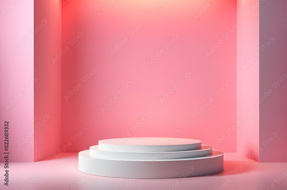 pink round oval circle 3d product podium placement, copy space, template mock-up beauty food advertisement, minimalistic pastel neutral color romantic cute woman girly pink round oval circle 3d product podium placement, copy space, template mock-up beauty food advertisement, minimalistic pastel neutral color romantic cute woman girly