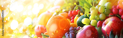 fruites on Empty white wooden table in beautiful landscape  Locally   Healthy Sourced Natural Farm fresh fruites 
 photo