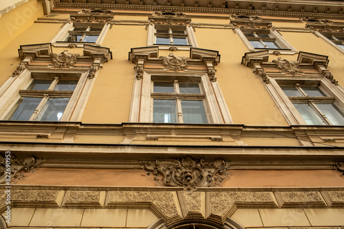 Historic building in the city of Arad, Romania. High quality photo