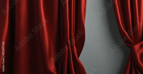 Silk background cloth red texture sheet curtain bed beauty fabric abstract wedding luxury.