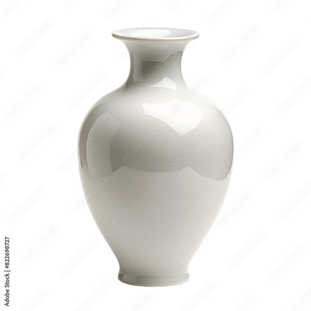 Vase, transparent background, isolated image, generative AI Vase, transparent background, isolated image, generative AI