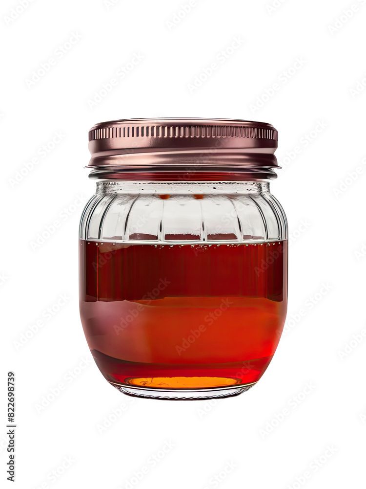 isolated png honey jar mockup, GENERATIVE AI isolated png honey jar mockup, GENERATIVE AI