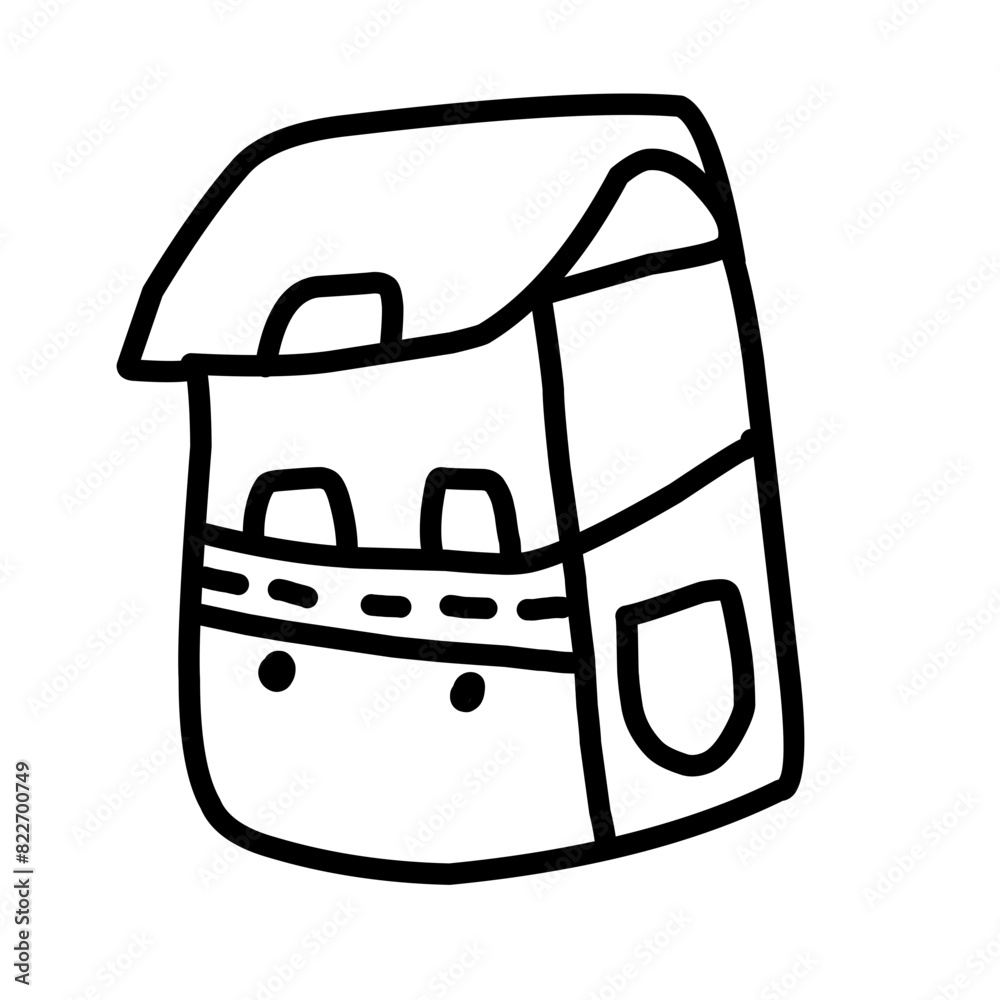backpack outline drawing backpack outline drawing